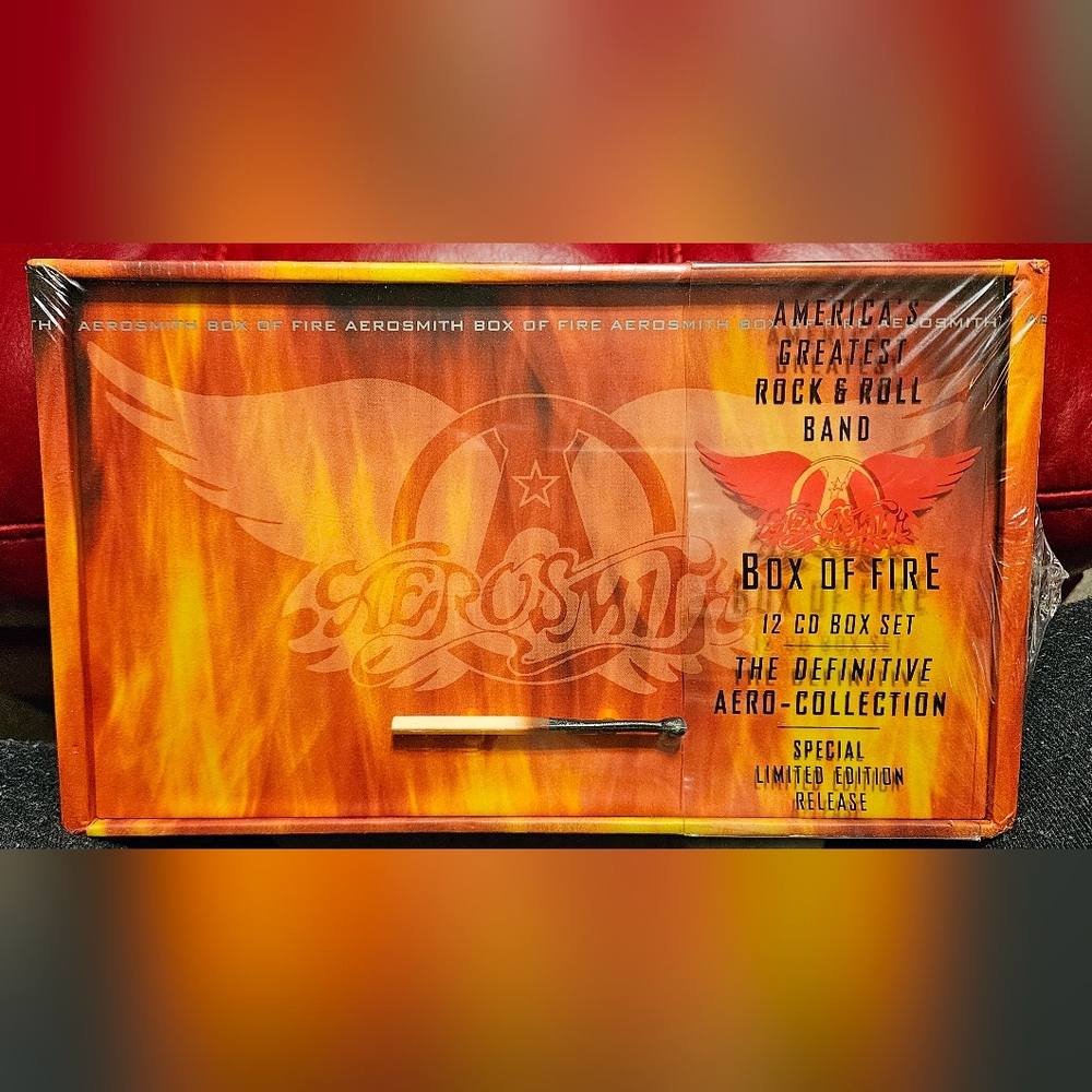 Aerosmith Limited Edition "Box of Fire 13 CD Set - Never Opened & Still
